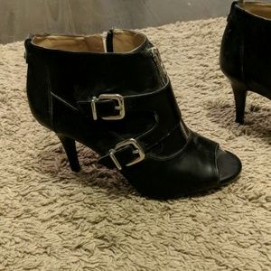 Cute open toed booties